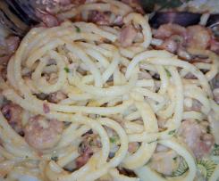 Rahmsoße für Meeresfrüchte