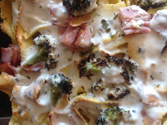 Landfrauenauflauf mit Brokkoli