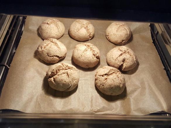 Vollkonbrötchen, Brötchen auf die Schnelle ohne gehen