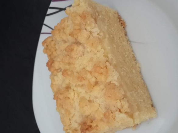 Lecker Streuselkuchen mit Puddingfüllung