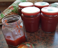 Erdbeer-Rhabarber-Apfel-Marmelade