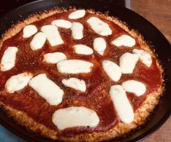 Blumenkohl Pizza - Low Carb
