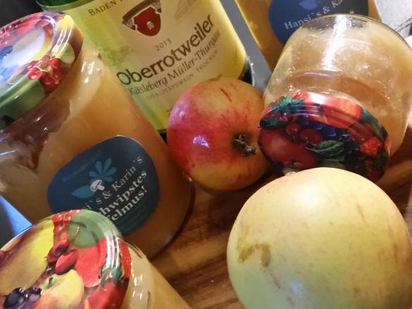"Beschwipstes" Apfelmus mit Weißwein