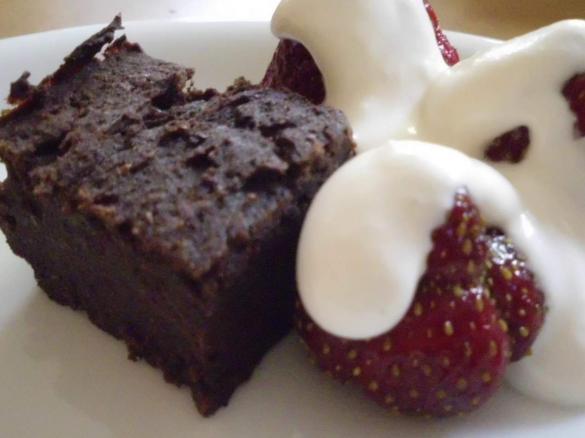 Schwarze Bohnen Brownies vegan