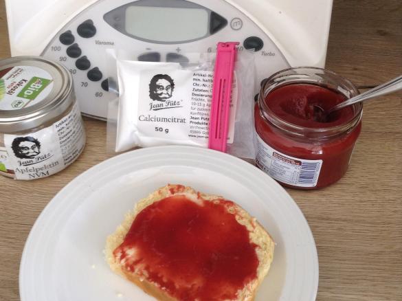 Erdbeer Samt Marmelade ohne Zucker