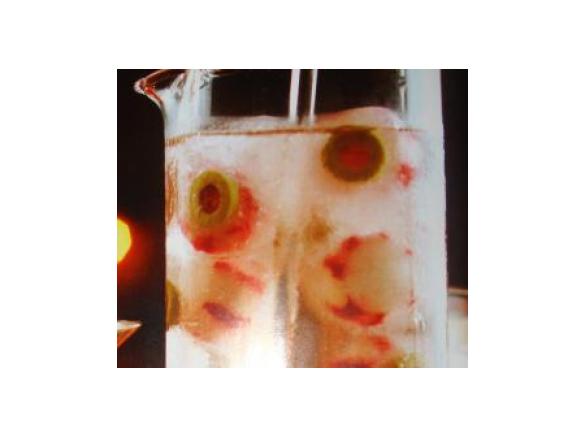 Augapfel Eiswürfel für Halloween