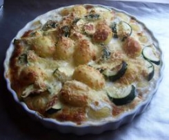 René s.Überbackene käse - kartoffeln mit Zucchini ..