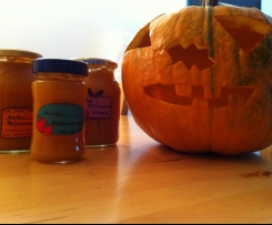 Variation von Kürbis - Apfelmarmelade