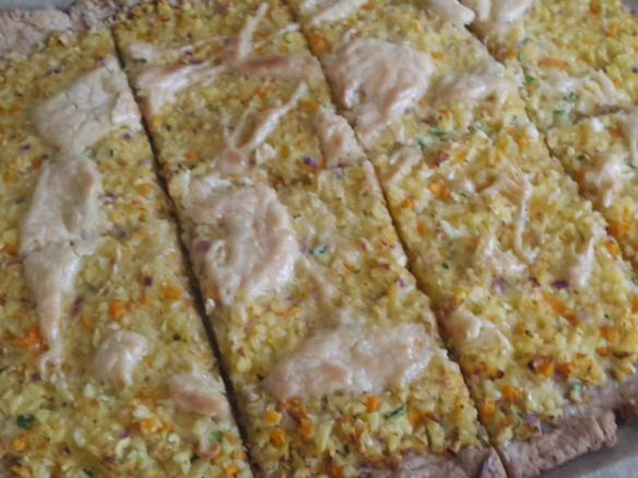 Kartoffel Gemüsepizza vollwert vegan