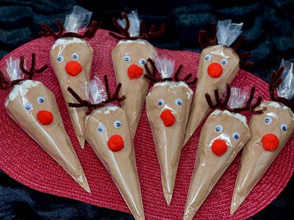 Weihnachts - Cappuccino als Mitbringsel (Rudolph‘s Cappuccino)