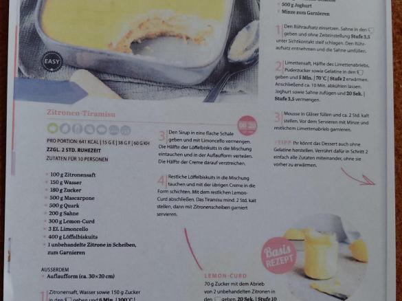 Zitronen Tiramisu