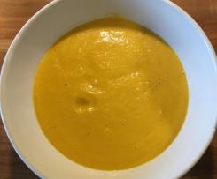 Variation Möhren-Blumenkohl-Suppe
