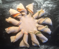 Party-Sonne mit Pesto