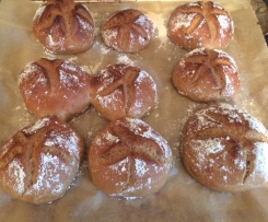 Weltallerbeste 12 Dinkelbrötchen oder 3 Baguettes "Annika"