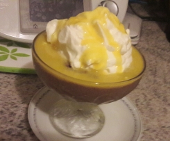 Birnen-Schokoladen-Creme