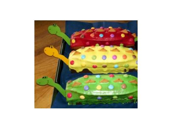 Dinosaurierkuchen für Kindergeburtstag