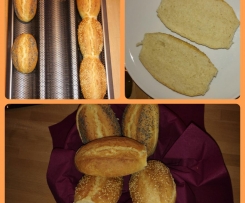 Schnelle Weizen-/Dinkelbrötchen zum Frühstück