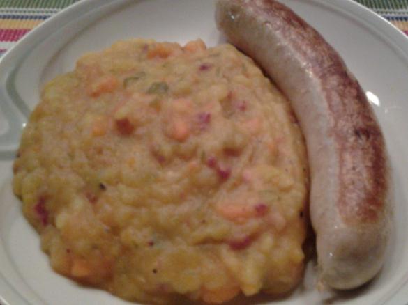 Möhren-Durcheinander mit Frühlingszwiebeln