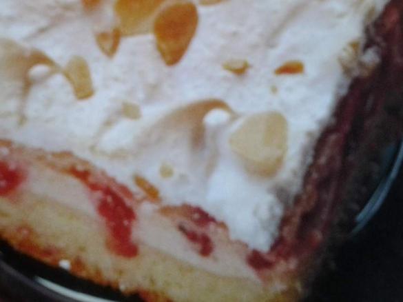 Johannisbeer-Quark-Kuchen mit Baiser