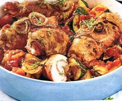 Röllchen auf Ragout