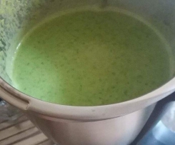 Erbsensuppe Froschfrün