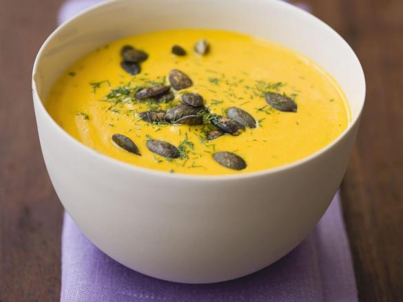 Einfache Kürbissuppe