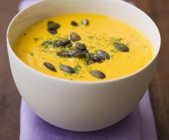 Einfache Kürbissuppe