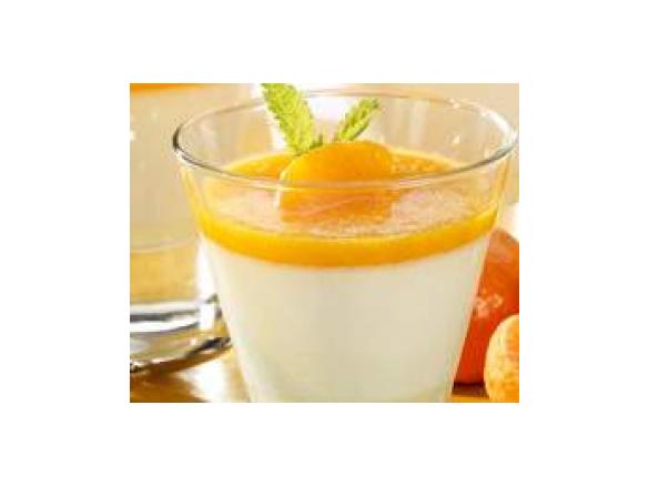 Orangen Panna Cotta