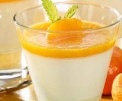 Orangen Panna Cotta