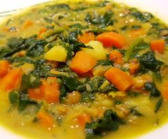 Indisches Linsen-Gemüse-Gericht