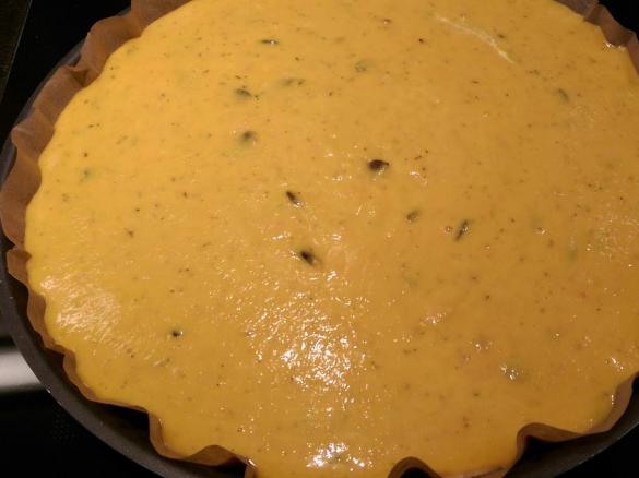 Kürbis-Tarte oder Kürbis-Quiche