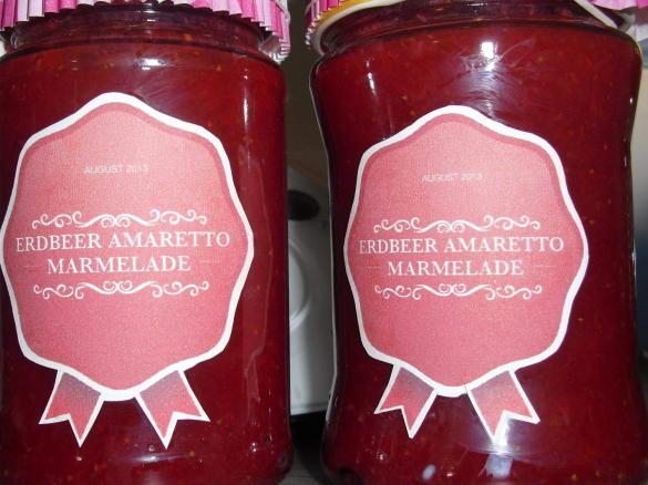 Erdbeer Amaretoo Marmelade