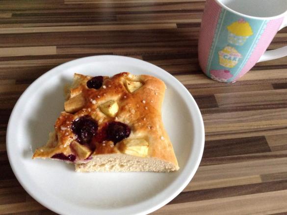 Frühstücks Blitz Focaccia