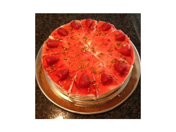 Erdbeerkuchen mit Frischkäse
