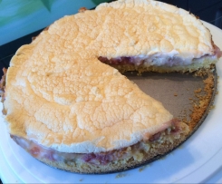 Rhabarberkuchen mit Baiser