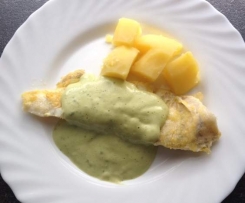 Bärlauch Zabaione - Variation von Zitronen-Zabaione (Spargelsoße WW-tauglich)