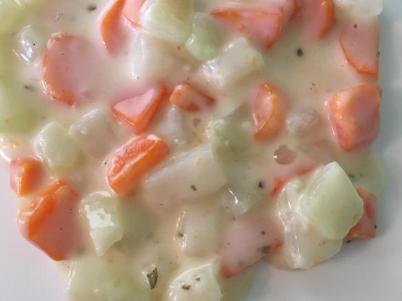 Möhren-Kohlrabi Rahmgemüse