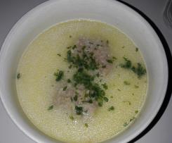 Kartoffelsuppe mit Fleischbällchen