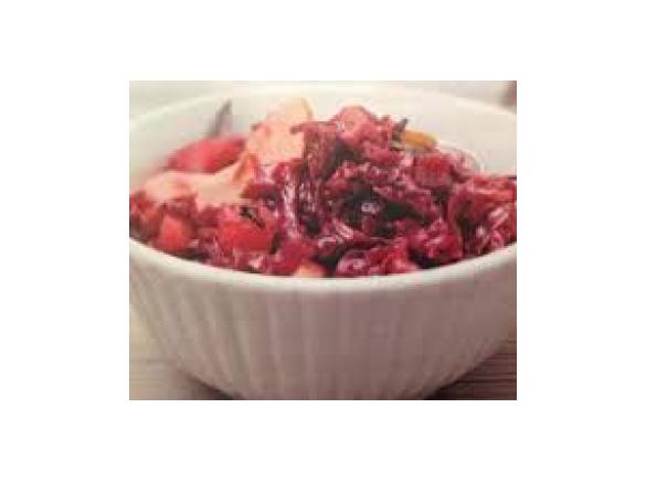 Vanillerotkohl mit Birnen