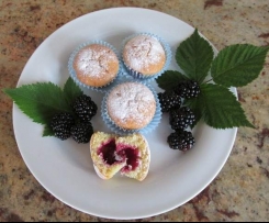 Mini-Brombeer Muffins