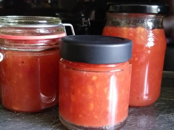 Sommer Marmelade mit Schuss