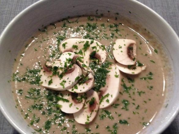 Sahnige Pilzsuppe