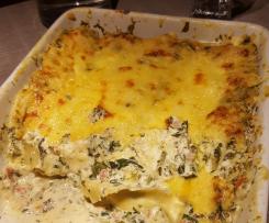 Spinat-Feta-Lasagne