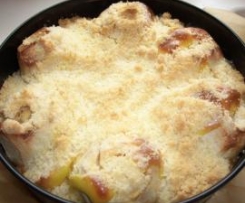 Rene´s traumkuchen  mit  Apfel mit Pudding ..