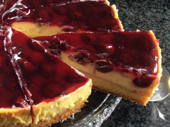 Kirsch-Schmand-Kuchen