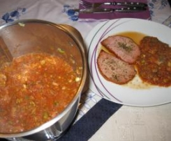   (SIS Geeignet)                Kasseler Lachs mit Ratatouille (Fettarm) 