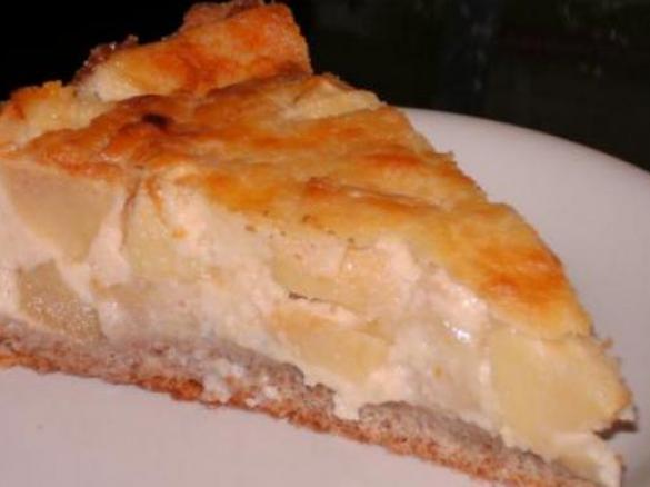 Birnenkuchen oder Apfelkuchen mit Rahmguss - einfach göttlich!