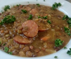 Linsensuppe ohne Einweichen