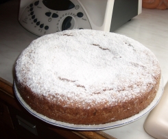 Rührkuchen mit Sahne ...