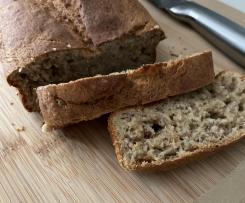 Bananenbrot ohne Fett und Zucker